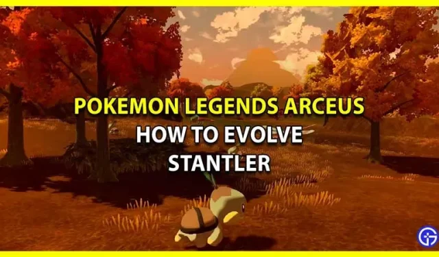 Pokémon Legends Arceus: Como transformar Stantler em Virdir