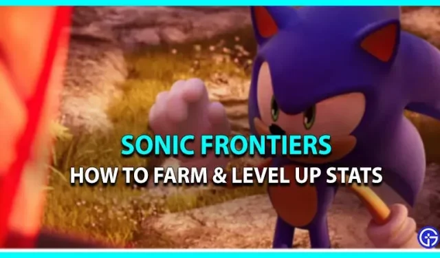 Sådan dyrker du statistikker og niveauer op i Sonic Frontiers