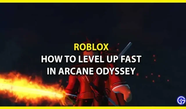 Snel een level omhoog gaan in Roblox Arcane Odyssey (XP Farming Guide)