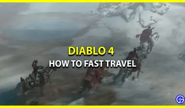 Diablo 4에서 Waypoint로 빠르게 이동하는 방법