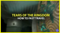 Hoe snel te reizen in het koninkrijk Zelda: Tears Of Time