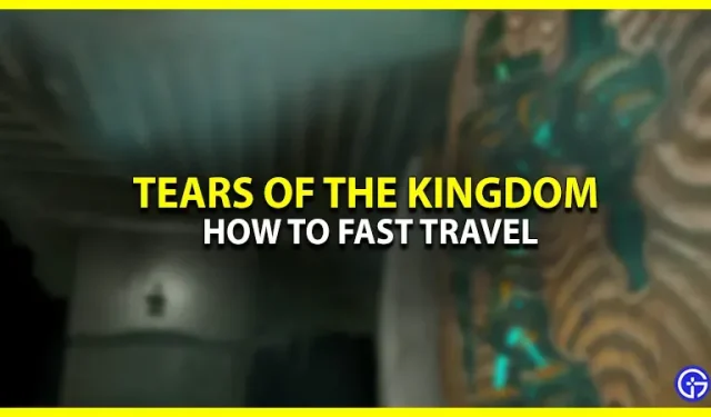 Как быстро путешествовать в Королевстве Zelda: Tears Of Time