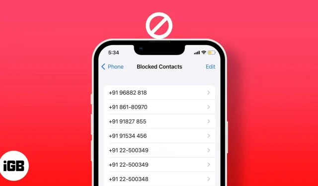 Sådan finder du blokerede numre på iPhone
