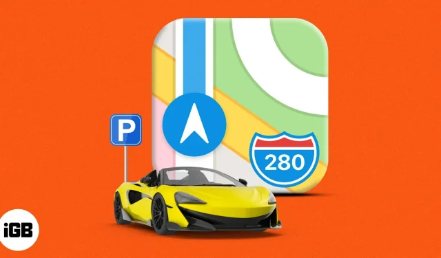 Como encontrar a localização de um carro estacionado no iPhone usando o Apple Maps (2023)