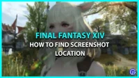 Locatie van screenshot vinden in Final Fantasy XIV (FF14)