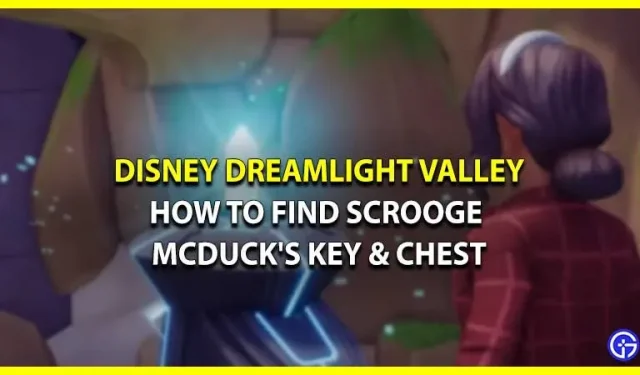 Jak najít klíč a truhlu Scrooge McDucka v Disney Dreamlight Valley