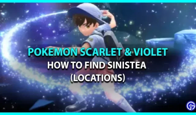 Cómo encontrar a Sinistea en Pokémon Escarlata y Violeta