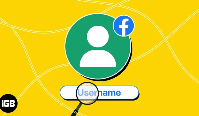 Il modo migliore per trovare il tuo nome utente Facebook (2023)