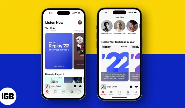 Jak najít zabalené Spotify a Apple Music Replay 2022