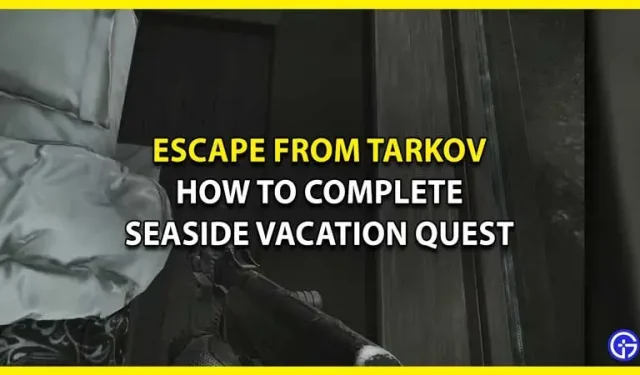 Escape From Tarkov에서 Therapist at Sea 퀘스트를 완료하는 방법