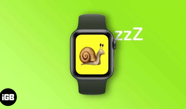 ¿Apple Watch demasiado lento? 15 consejos para acelerar tu Apple Watch