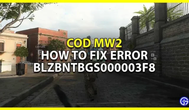 Correction du bogue CoD Modern Warfare 2 BLZBNTBGS000003F8