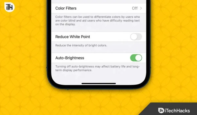 How to fix brightness dimming on iPhone screen