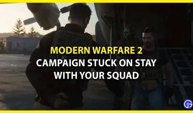 Modern Warfare 2: Kampania utknęła, zostań ze swoją drużyną – jak to naprawić