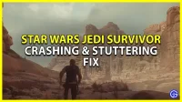 Crashen en stotteren van Star Wars Jedi Survivor repareren