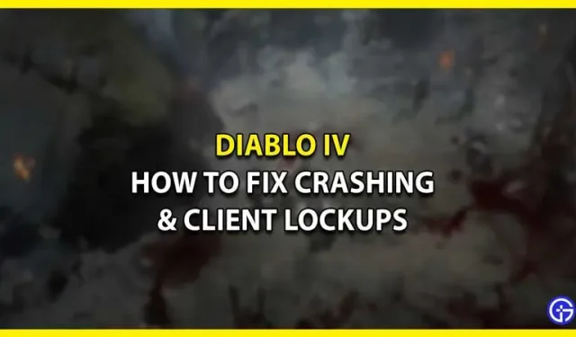 Hoe Diablo 4-clientcrash en -vergrendelingsfout op te lossen