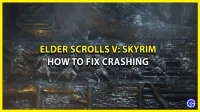 Kuidas parandada Elder Scrolls V: Skyrimi krahhi