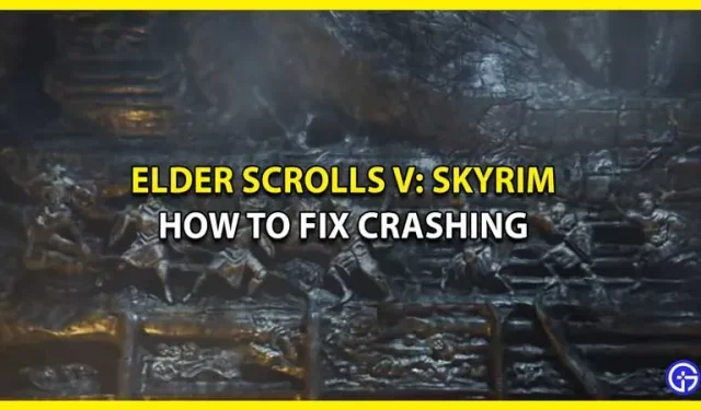 Hoe Elder Scrolls V: Skyrim-crash te repareren