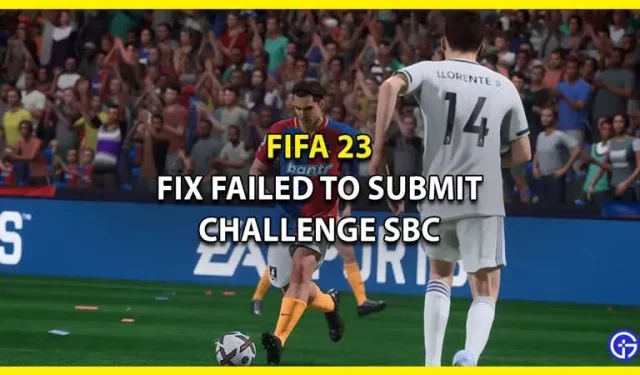 FIFA 23: Falha ao enviar correção do desafio SBC