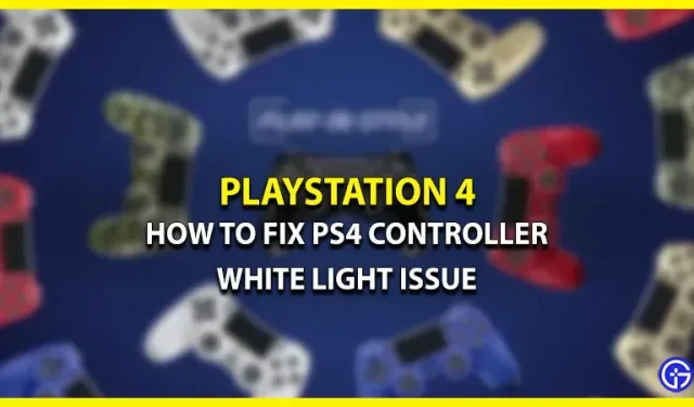 PS4-controller sidder fast på hvidt lys (løst)