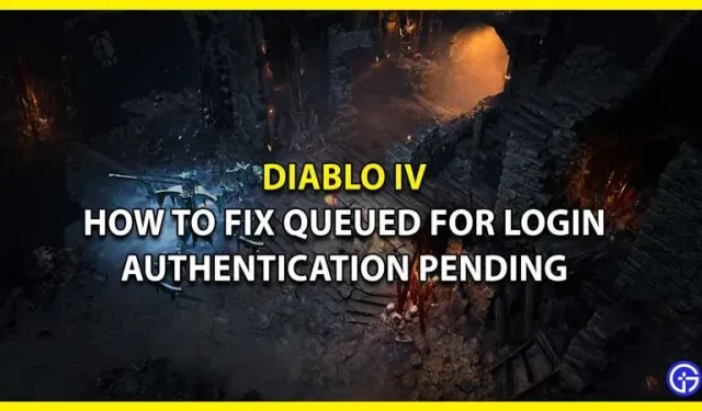 Diablo 4-felförklaring för inloggningsautentisering
