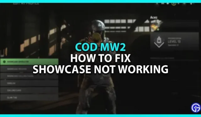 Call Of Duty Modern Warfare 2: Hoe Showcase werkt niet op te lossen