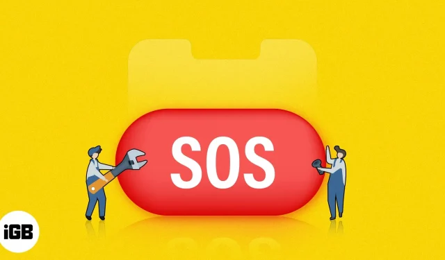 如何解決 iPhone 上的“僅 SOS”問題