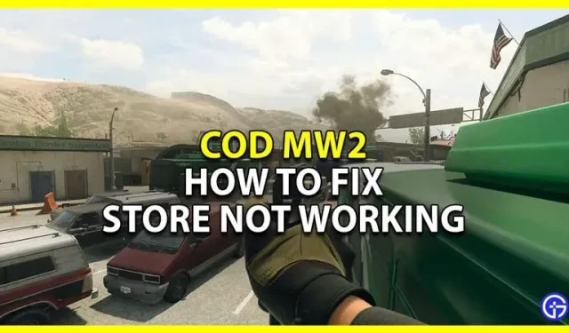 La boutique Call Of Duty Modern Warfare 2 ne fonctionne pas