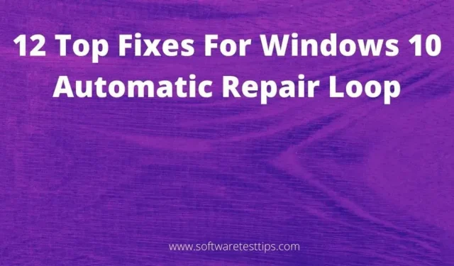 12 oplossingen voor de automatische herstellus van Windows 10