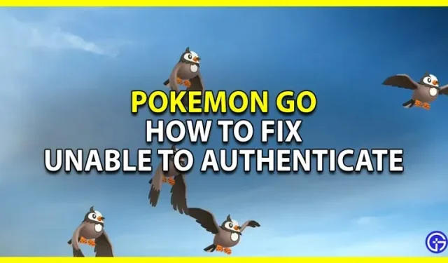 Pokemon GO не может аутентифицировать исправление ошибки (2022)