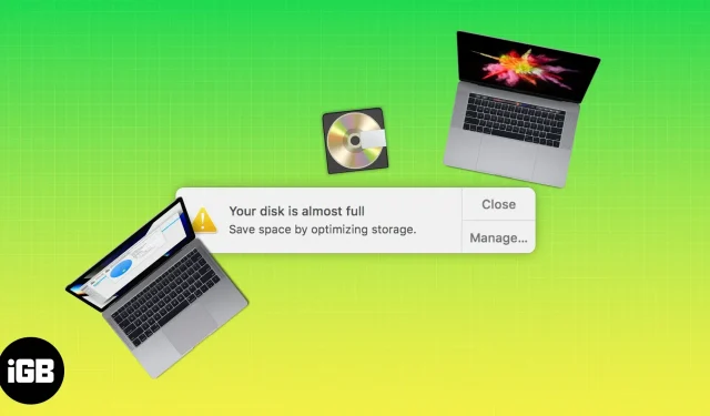 MacBook Air 또는 MacBook Pro에서 공간을 확보하는 방법