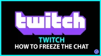 Twitch: how to freeze chat