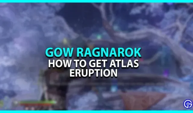 God Of War Ragnarok Atlas Eruption: como chegar?