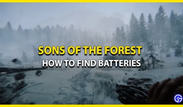 Sådan finder du batterier i Sons Of The Forest