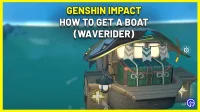 How to get a boat in Genshin Impact (Waverider controls)