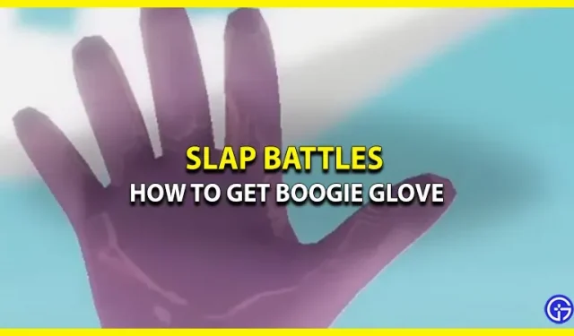 Kaip atrakinti „Boogie woogie“ pirštinę „Slap Battles“. 