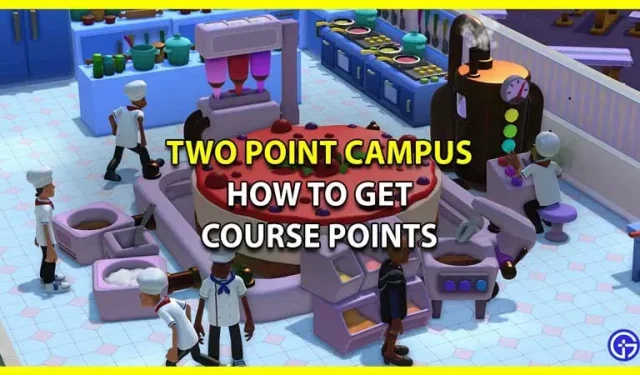 Two Point Campus: cursuspunten verdienen en uw cursus upgraden