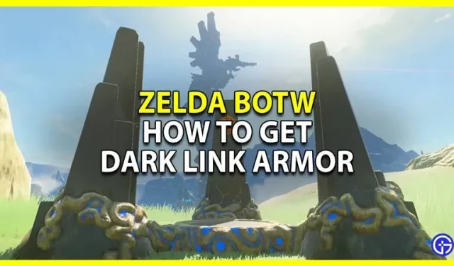 Zelda BOTW에서 Dark Link 갑옷을 얻는 방법