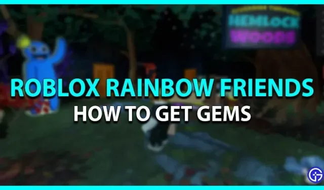 Roblox Rainbow Friends: how to get gems