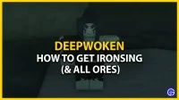 Como obter Ironsing: Deepwoken (e todos os minérios)