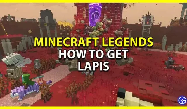 Cómo obtener lapislázuli en Minecraft Legends (ubicaciones)
