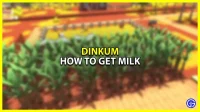 Dinkum: comment obtenir du lait
