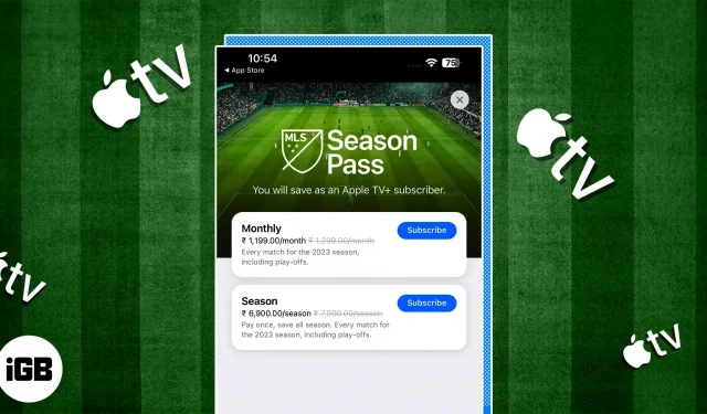 Cómo obtener un pase de temporada MLS 2023 en la aplicación Apple TV
