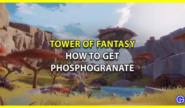 Tower of Fantasy: waar vind je Phosphogarnet