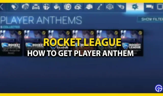 Hur man får spelarens hymn i Rocket League