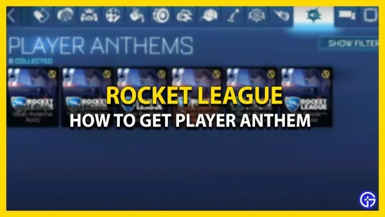 How to get the player’s anthem in Rocket League