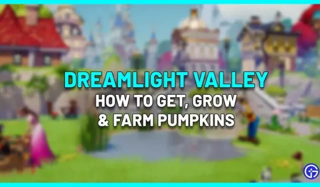 Pompoenen planten, kweken en laten groeien in Dreamlight Valley
