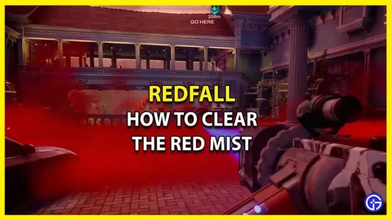 Redfall Red Mist Removal Procedure