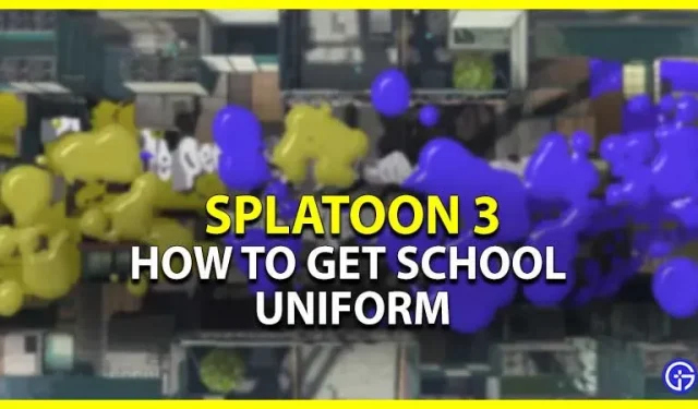 Splatoon 3 : Comment obtenir un uniforme scolaire