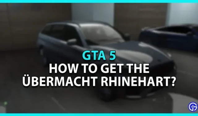 GTA 5: como conseguir a Übermacht Rhinehart